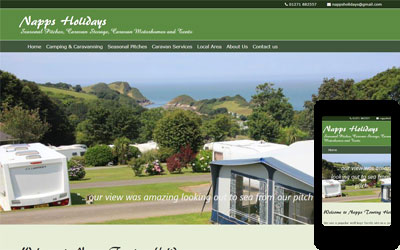 Napps Campsite, near Combe Martin, North Devon