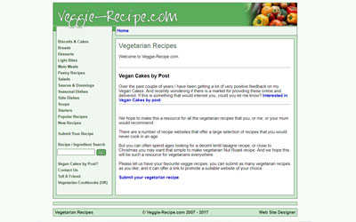 Veggie Recipes, click for details